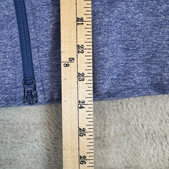 Lululemon Scuba Hoodie Womens Size 2‎ Blue Preowned Full Zip Gym Running Workout - Picture 4 of 6